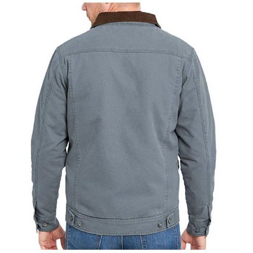 Rugged Heavy Duty Canvas Sherpa Jacket 