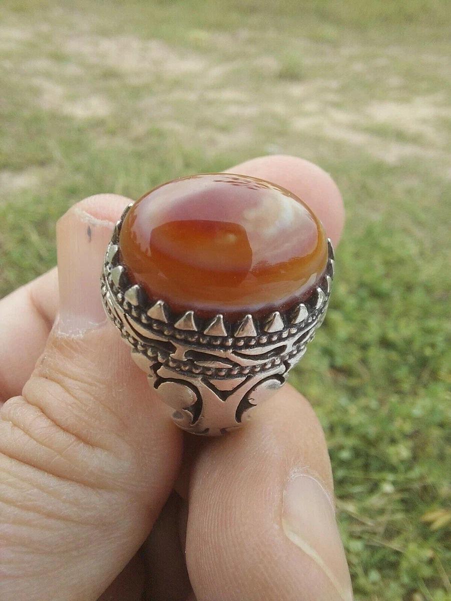 Orange aqeeq hotsell stone
