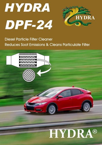 HYDRA DPF-24 Diesel Particulate Filter Cleaner Fuel Additive x4 250ml treats 60L - Picture 3 of 5