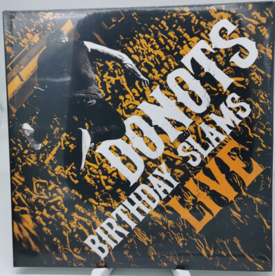 Donots Birthday Slams Live Limited White Transparent Black Marbled Vinyl Neu