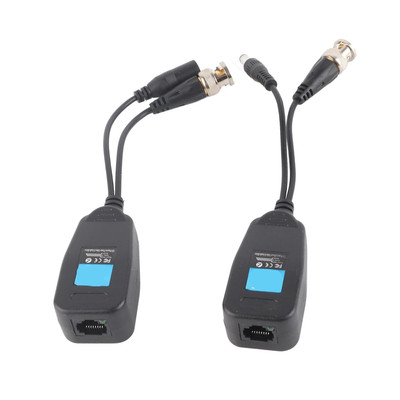 1 Paar Passives CCTV Koaxial BNC Video Power Balun Transceiver mit RJ45 Anschlus