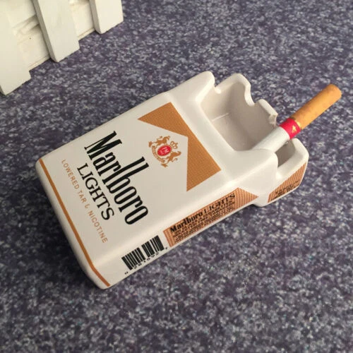 2025Tobacco Cigarette Box Ashtray Bedroom Living Room Ash Tray Ceramic Cigarette - Picture 7 of 26