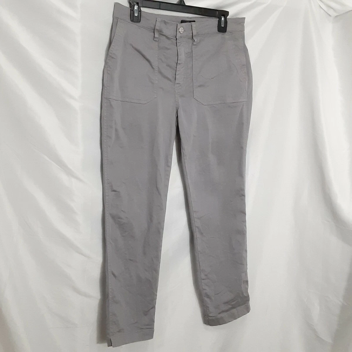 J.Crew Vintage Straight Cargo Pants Gray Comfort Fit Women s Size