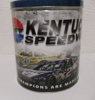 NASCAR Kentucky Speedway Champions Are Made Here Tin Season Ticket Giveaway Ball