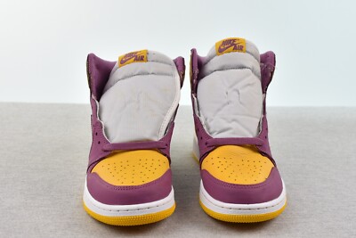 Jordan 1 Retro High OG (GS) 575441-706 Brotherhood Yellow/Bordeaux