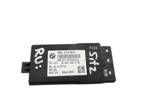 Steuergerät SG Sitzmodul Rechts Vorne für BMW F07 5er GT 535i 09-13 9216468