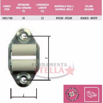 Guida Cinghia Verticale Per Tapparelle - Rulli In Nylon, Scorrimento Fluido | Produzione Italiana - Foto 6
