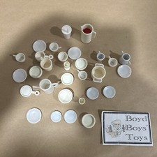 Barbie Dream Kitchen - White Dishes Lot