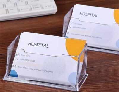  (2) TWO Business Card Holder Display. Lot#HW