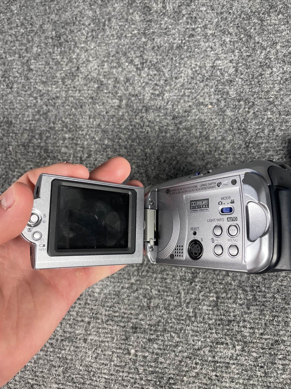 JVC Everio GZ-MG27U Hard Disk Drive Camcorder NO CHARGER good Condition