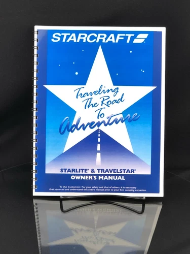 Starcraft 2003 Starlite & Travelstar Manual Instructions User Guide Coil Bound