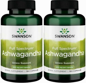 0 Caps Ashwagandha Winter Cherry 450mg Withania Somnifera Stress Immune Ebay