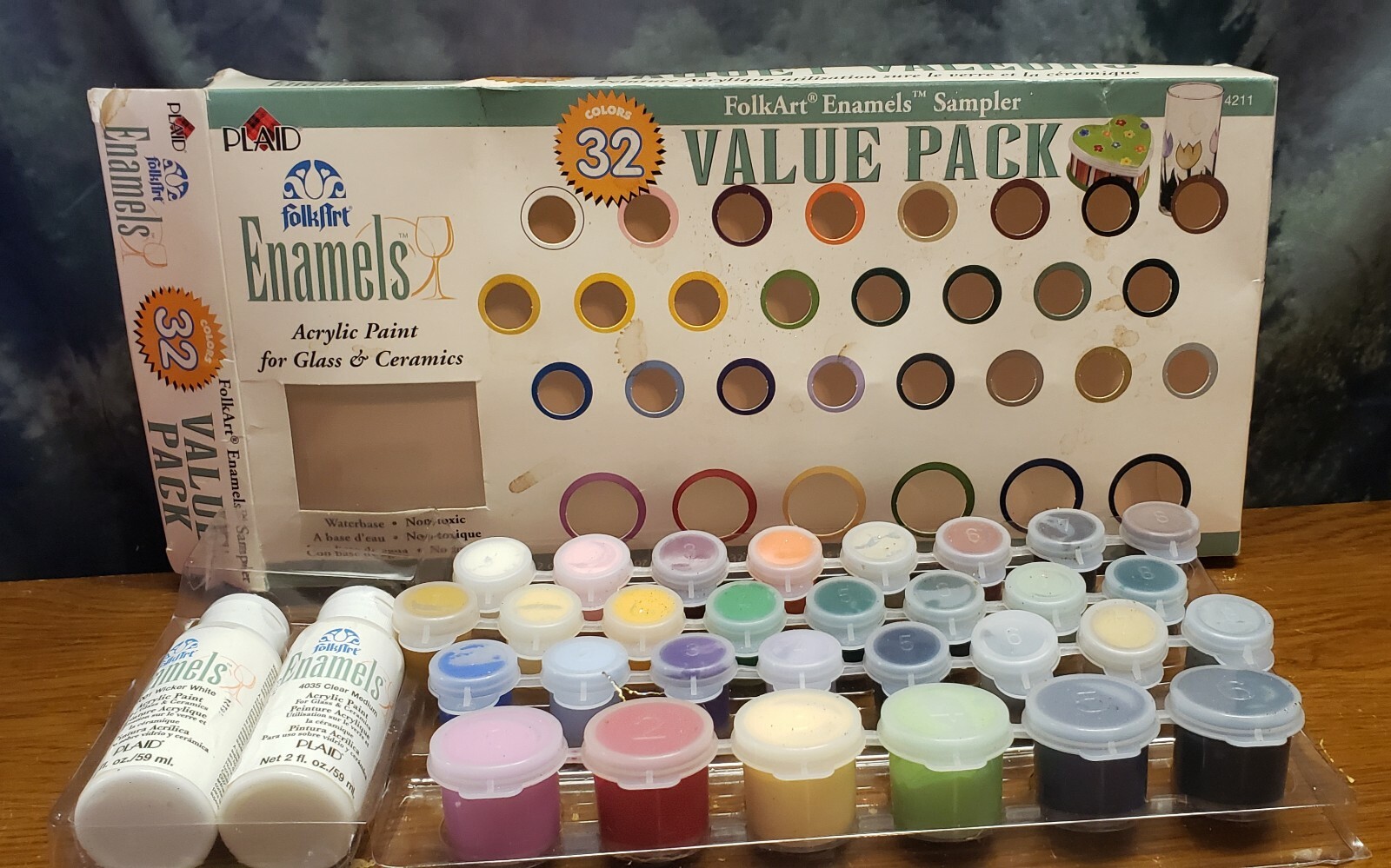 FolkArt Enamels Acrylic Paints for Glass & Ceramics Enamel Craft Set 28995520907 eBay