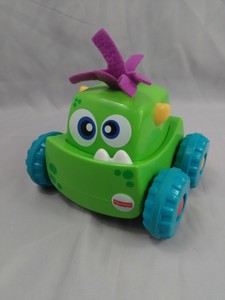fisher price press n go monster truck green