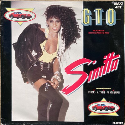 Maxi 45t Sinitta - GTO (Modina's Red Roaring Mix) - 12'' - 1987