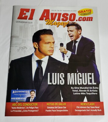 El Aviso Magazine Luis Miguel - September 2023