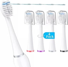 Replacement Toothbrush Heads Compatible with Waterpik Sonic Fusion SF01/SF02 and