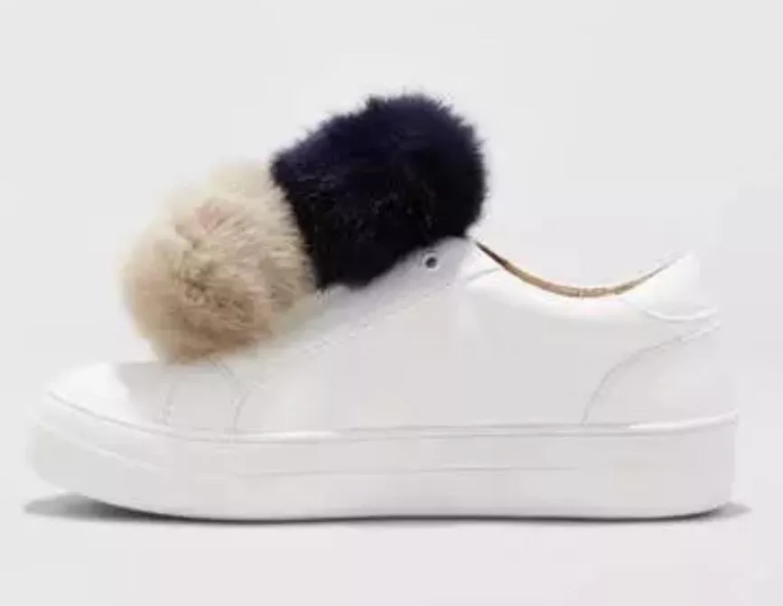 Pom pom clearance slip on sneakers