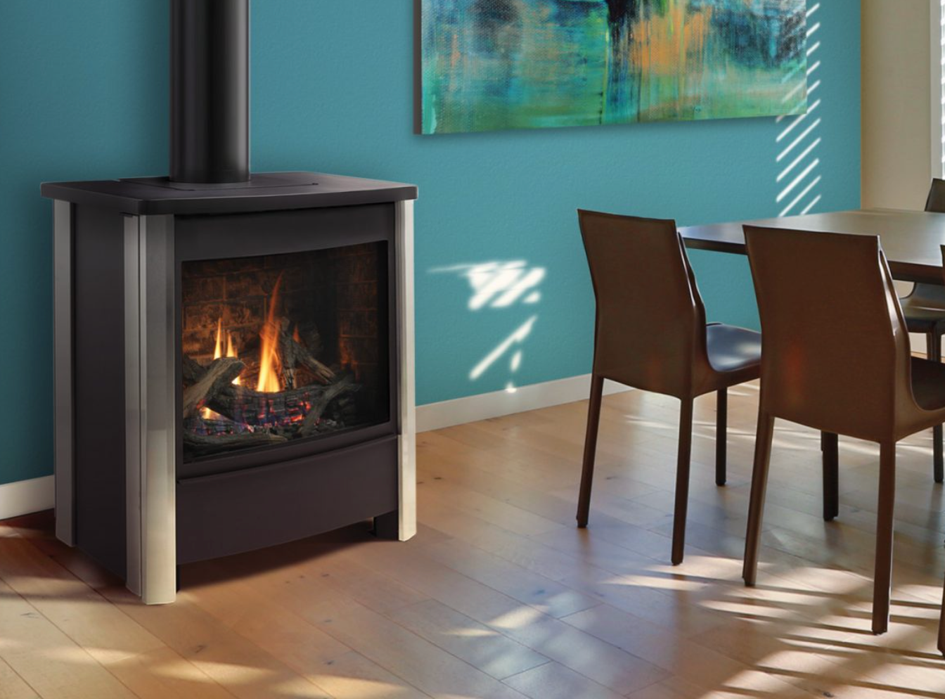 Kingsman KFFDV451 Freestanding DV Gas Stove, Millivolt, 34,500 BTUs, NG