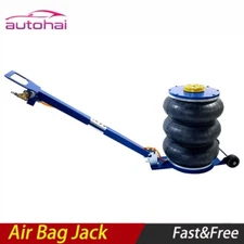 Triple Bag Air Jack Pneumatic Jack 11000 lbs Quick Lift 5 Ton Heavy Duty