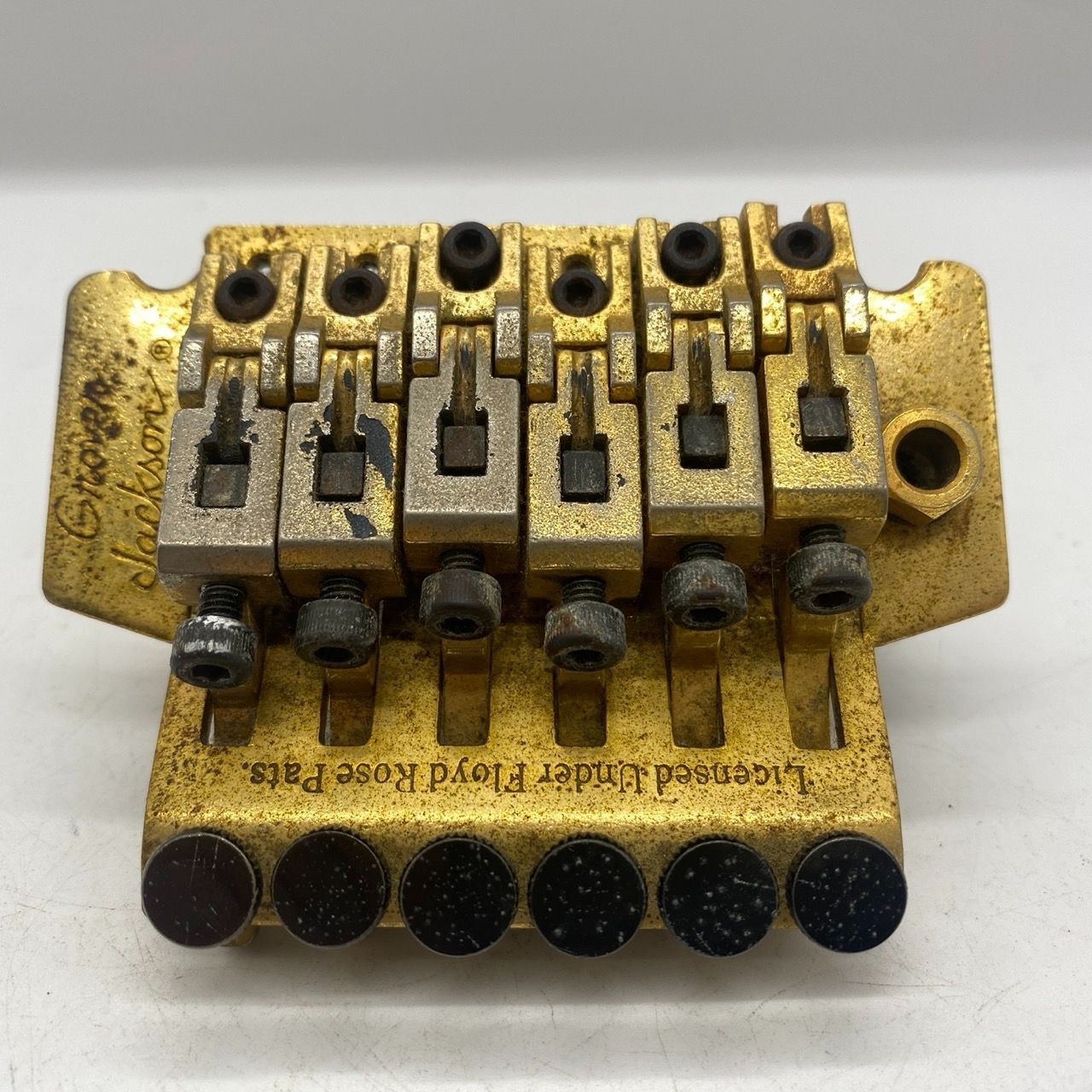 Guitare électrique Grover Jackson Bridge Gold sous licence Floyd Rose