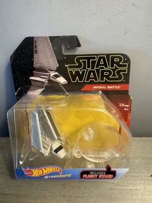 Hot Wheels Star Wars Imperial Shuttle Starships Die-Cast w/ Flight Stand