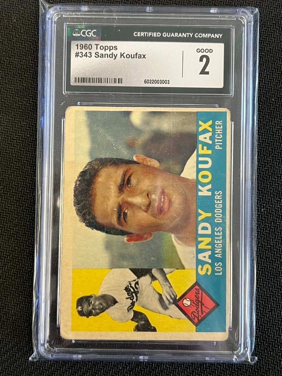 s☆s 1960 Topps - Sandy Koufax #343 for sale online | eBay