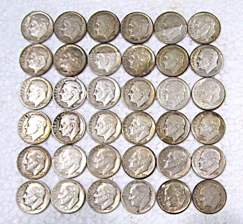 Circulated Silver 1964 Roosevelt Dimes (1946-Now) for sale | eBay