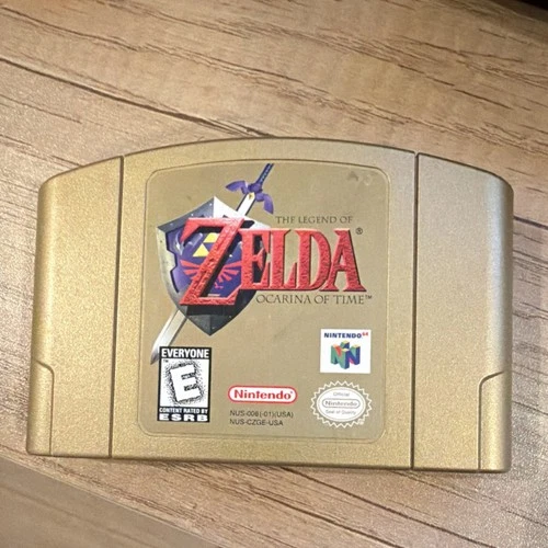 Nintendo The Legend of Zelda: Ocarina of Time Gold Cartridge Nintendo 64 NUS-006