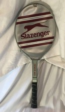 Tennis Racquet Slazenger Demon Mid Racket - L 4 1/2 Wood Wooden USED Vintage