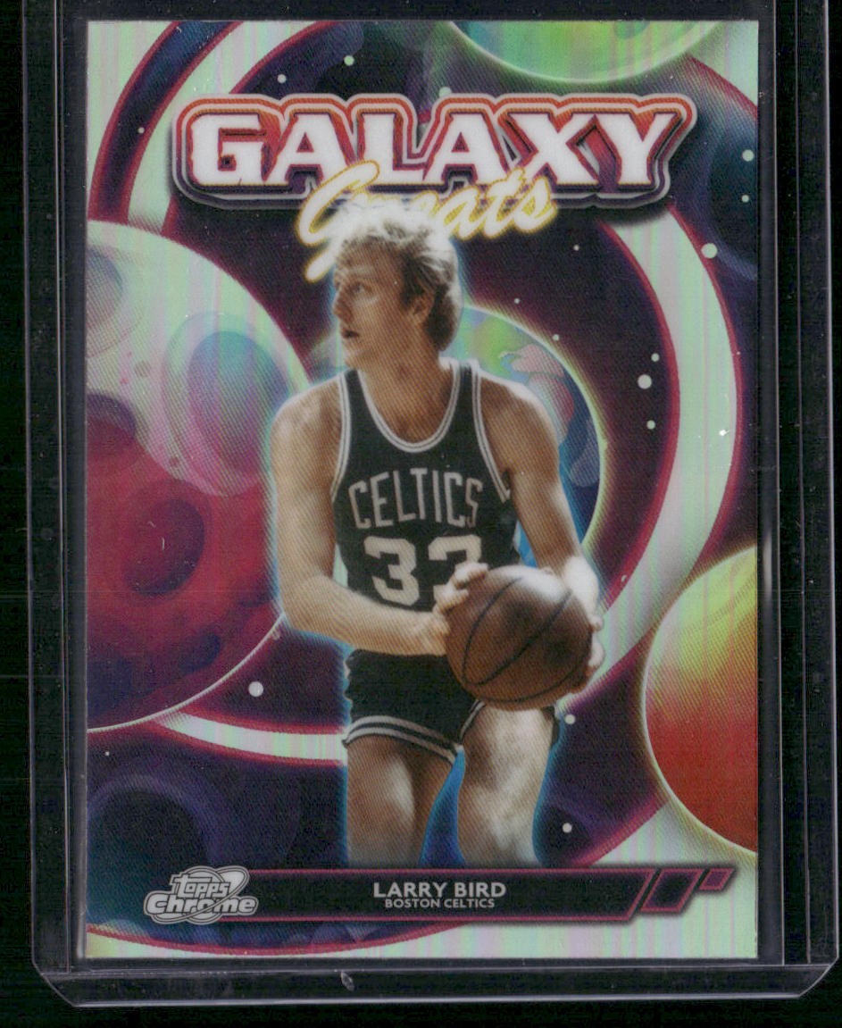 2025-26 Topps Chrome Cosmic #GG-10 Larry Bird Galaxy Greats Refractors