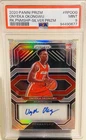 Onyeka Okongwu 2020-21 Panini Prizm Silver Prizm Rookie Auto RC, PSA 9 🏀🔥✍️🎨