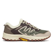 S70814-6 MENS SAUCONY GRID PEAK 'OLIVE/BROWN'