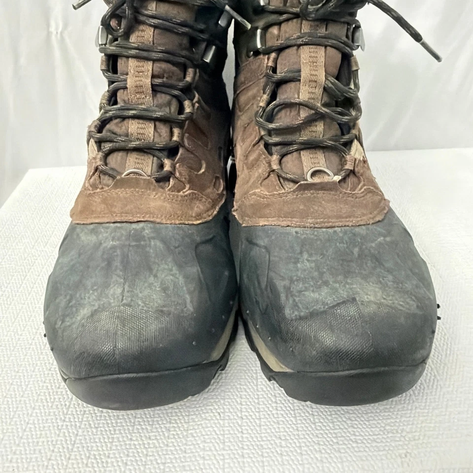 Мужские полярные ботинки Merrell Moab 12 цвет эспрессо коричневый для пеших прогулок 400 г водонепроницаемые MDry - Изображение 3 из 4