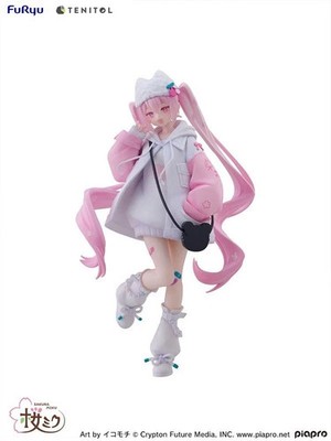 FuRyu TENITOL Hatsune Miku Sakura Miku Cool style (petit) Figure New In Box