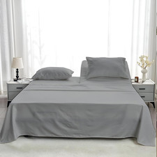 Non Sticky Cotton 4 Piece Head Flex King Fitted Sheet Set For Sleep Number