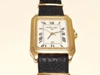 VINTAGE LUXURY  TANK 29mm SWISS MEN LADIES GOLD PLATED QUARTZ WATCH"JIL BERGER "