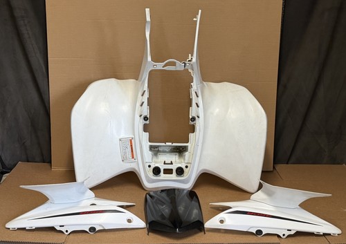 06-14 HONDA TRX 450ER FENDERS PLASTICS 450ER TRX450ER FRONT REAR WHITE OEM "BL1"