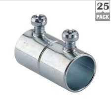 LOT OF 3 PACKS Halex 62807B 3 EMT Set-Screw Coupling 3/4" Lot Of 75 TOTAL