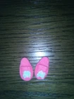 Vintage Barbie Doll 1960's Skipper Pink Mod Slippers Shoes! Htf!