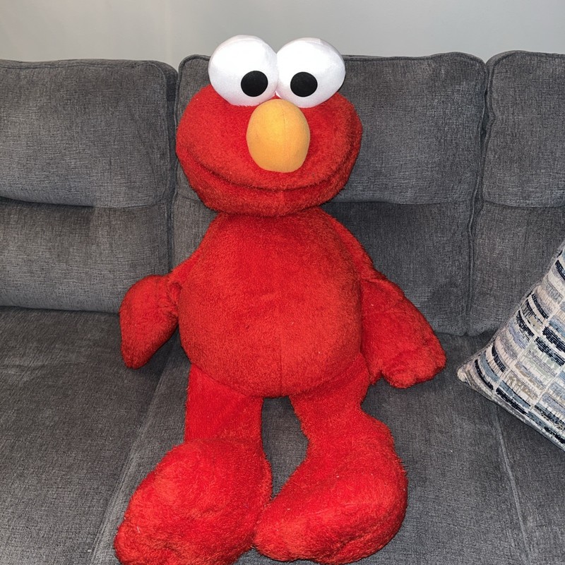 Fisher Price 2008 Sesame Street Oversized Elmo Plush Stuffed Animal