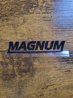 STIHL Magnum UV DTF High Quality Raised Decal Lettering Chainsaw Blower Saw