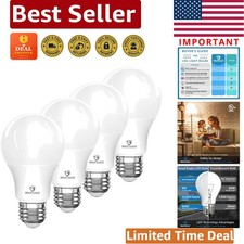 Great Eagle A19 LED Light Bulbs - 60W Equivalent, 2700K Warm White, 800 Lumens