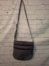 Vera Bradley Quilted Zip Hipster Crossbody Bag Navy Blue Quilted Adjus