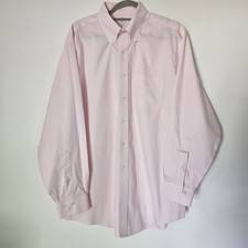 Brooks Brothers Original Polo Non-Iron Light Pink Dress Shirt Mens 17 4/5 XL