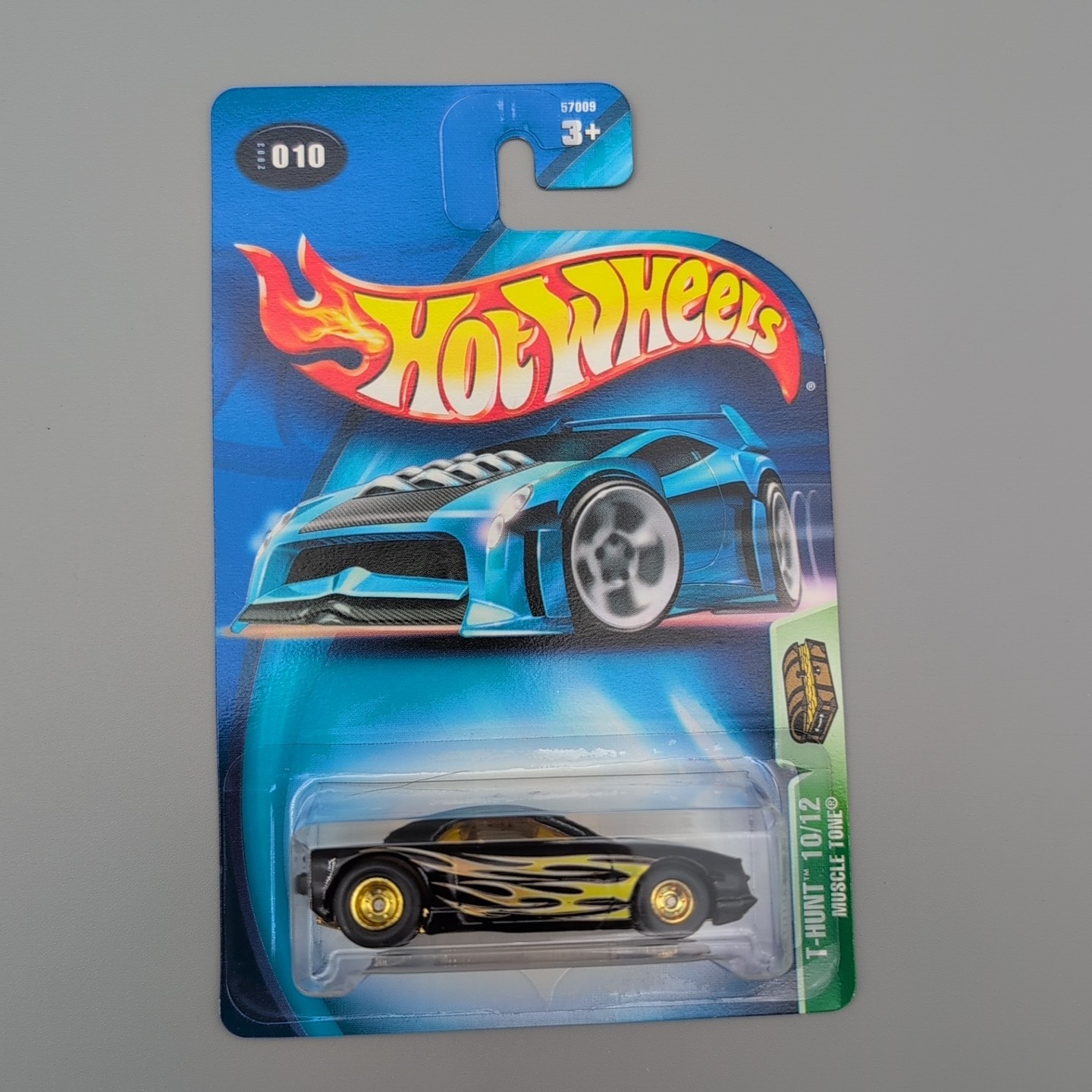 Hot Wheels 2003 Treasure Hunt T-Hunt Muscle Tone #10/12 – Gold Flames