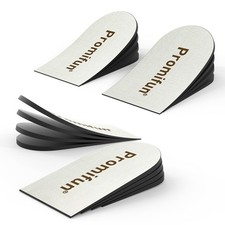 Adjustable Heel Lifts for Heel Pain Relief - Promifun 2-Pair Shoe Inserts for...