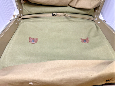Vintage U.S Army Air Force Canvas Flyers Garment Bag Suitcase Type