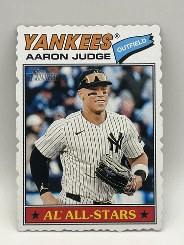 2026 Topps Heritage Aaron Judge All Star Deckle Edge Die Cut SP #10 NY Yankees