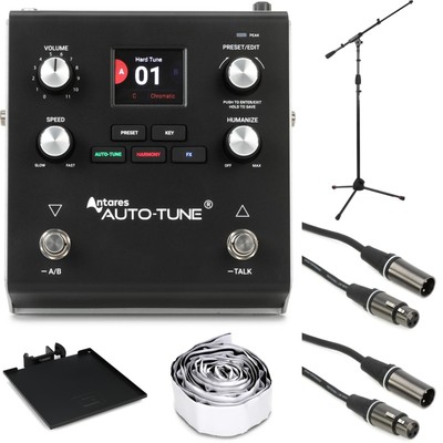 Headrush VX5 Vocal Effects Pedal with Antares AutoTune Stand Bundle